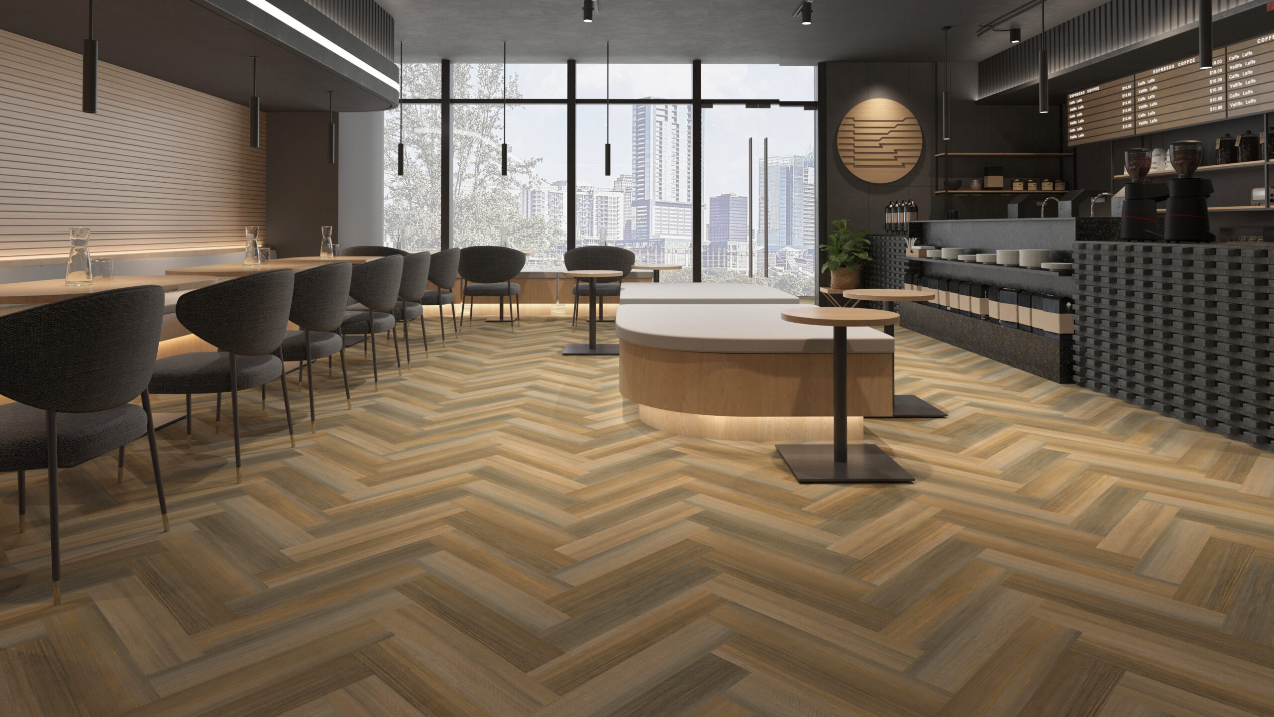 Herringbone SPC/LVT Flooring